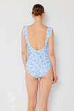 Marina West Swim Full Size Float Ruffle Faux Wrap One-Piece Swimsuit - felvior