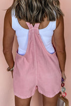 Knot Straps Denim Overalls with Pockets