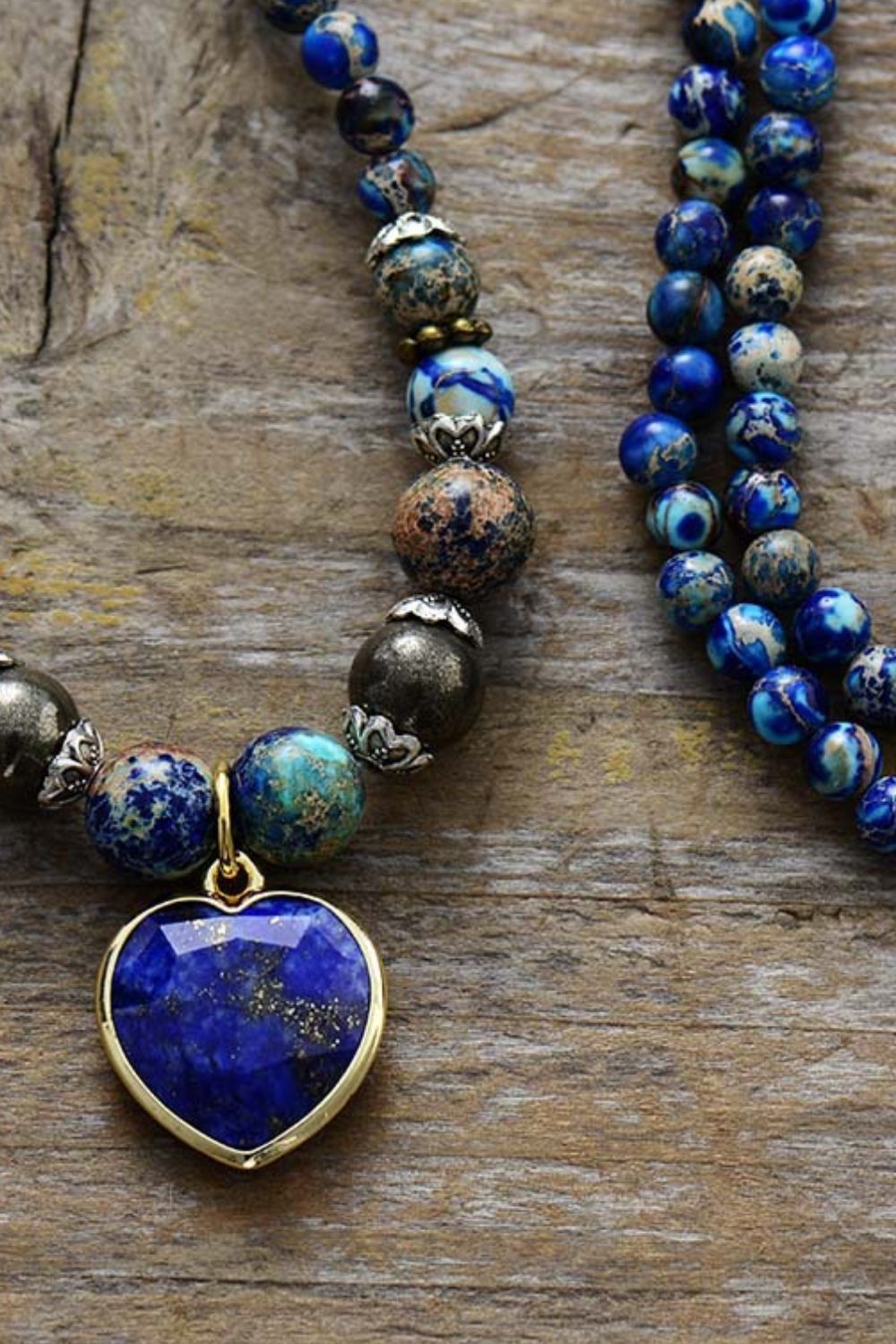 Imperial Stone Heart Three-Layered Bracelet - felvior