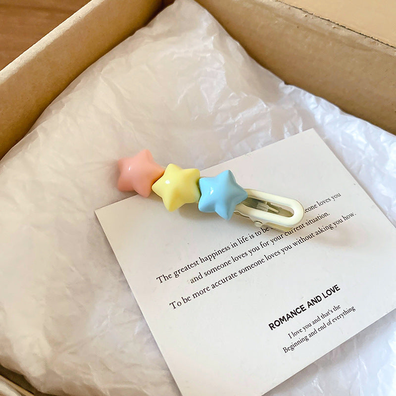 4 Piece Star Acrylic Hair Pin Hauptbild