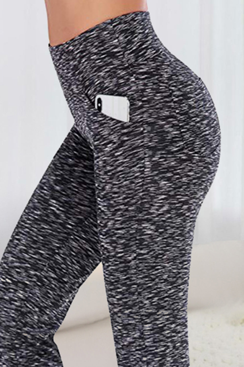 Pocketed High Waist Active Pants - felvior