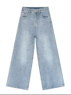 Men's Mid Rise Wide Leg Jeans