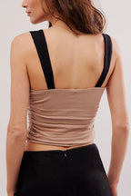 Square Neck Wide Strap Cami