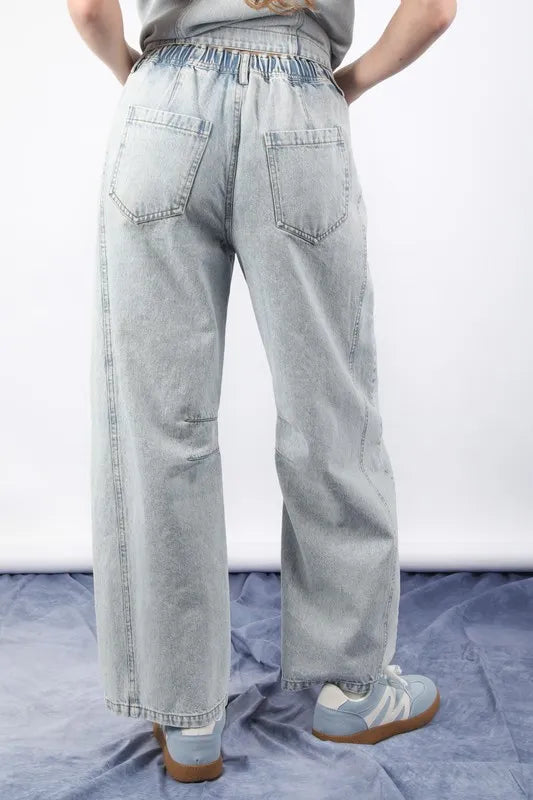 VERY J Wide Leg Comfy Jeans - felvior