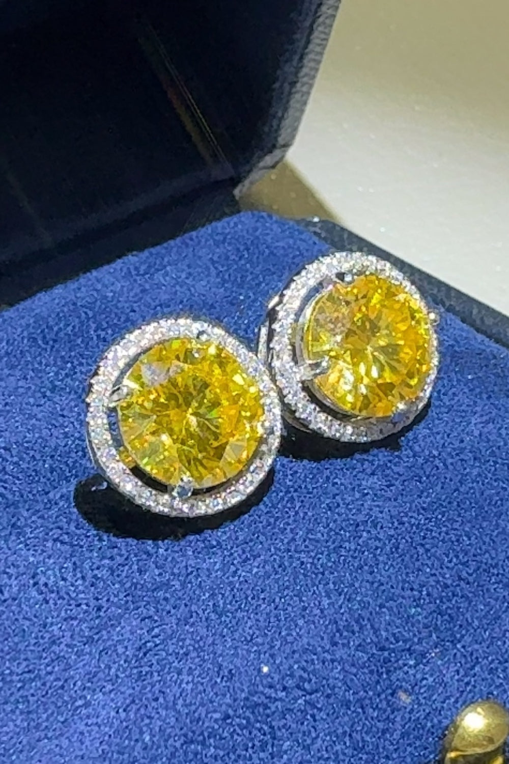 4 Carat Moissanite 925 Sterling Silver Earrings - felvior