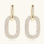 2.16 Carat Moissanite 925 Sterling Silver Earrings