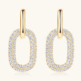 2.16 Carat Moissanite 925 Sterling Silver Earrings - felvior