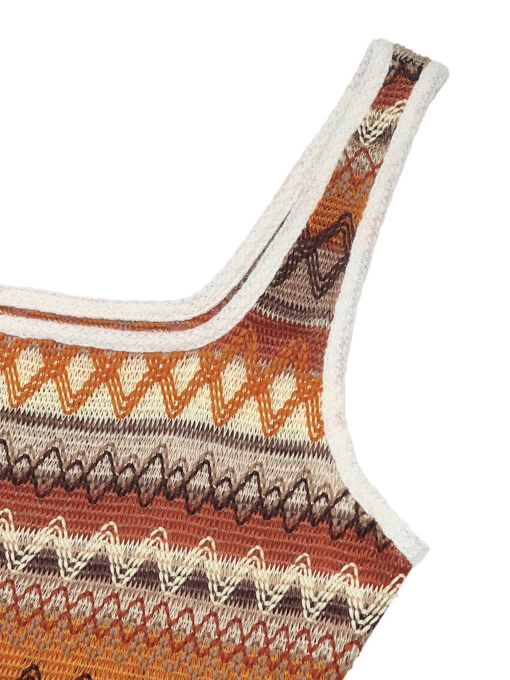 Perfee Side Slit Contrast Sleeveless Midi Tank Dress