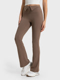Millennia Wide Waistband Bootcut Sport Pants - felvior