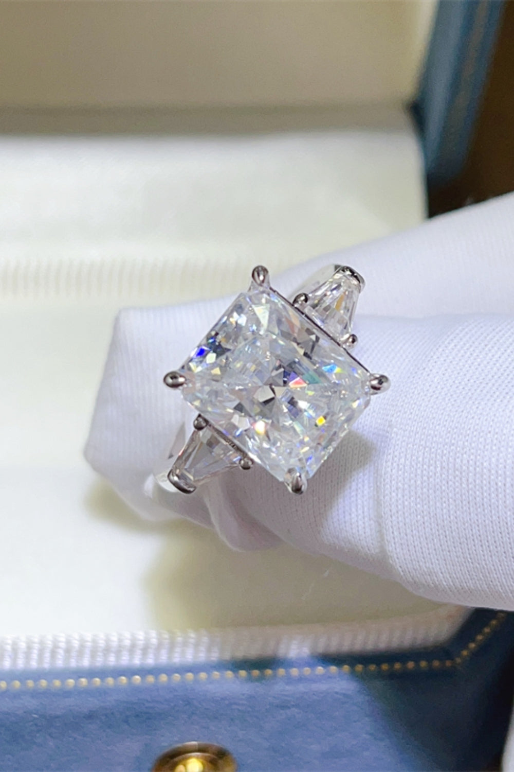 5 Carat Moissanite 925 Sterling Silver Ring - felvior