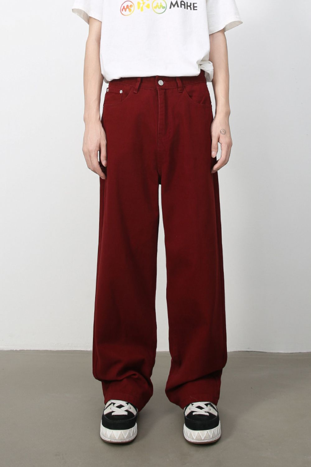 Men's Mid Rise Baggy Jeans