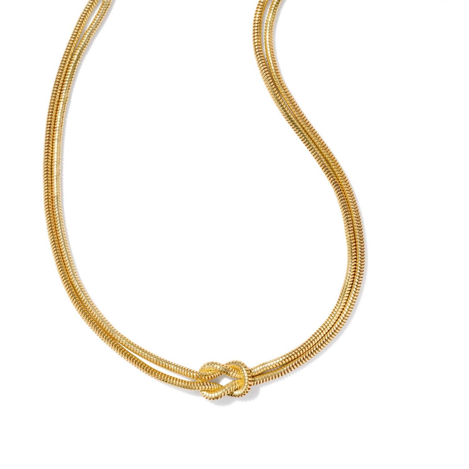 Titanium Steel Knotted Necklace - felvior