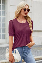 Round Neck Short Sleeve T-Shirt