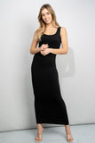 Zenana Scoop Neck Sleeveless Maxi Dress - felvior