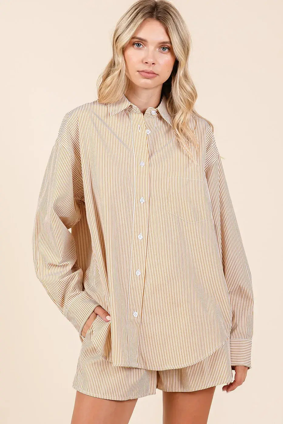 Mittoshop Striped Shirt and Shorts Set Image principale du produit