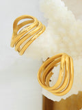 Titanium Steel Three-Layered Ring - felvior