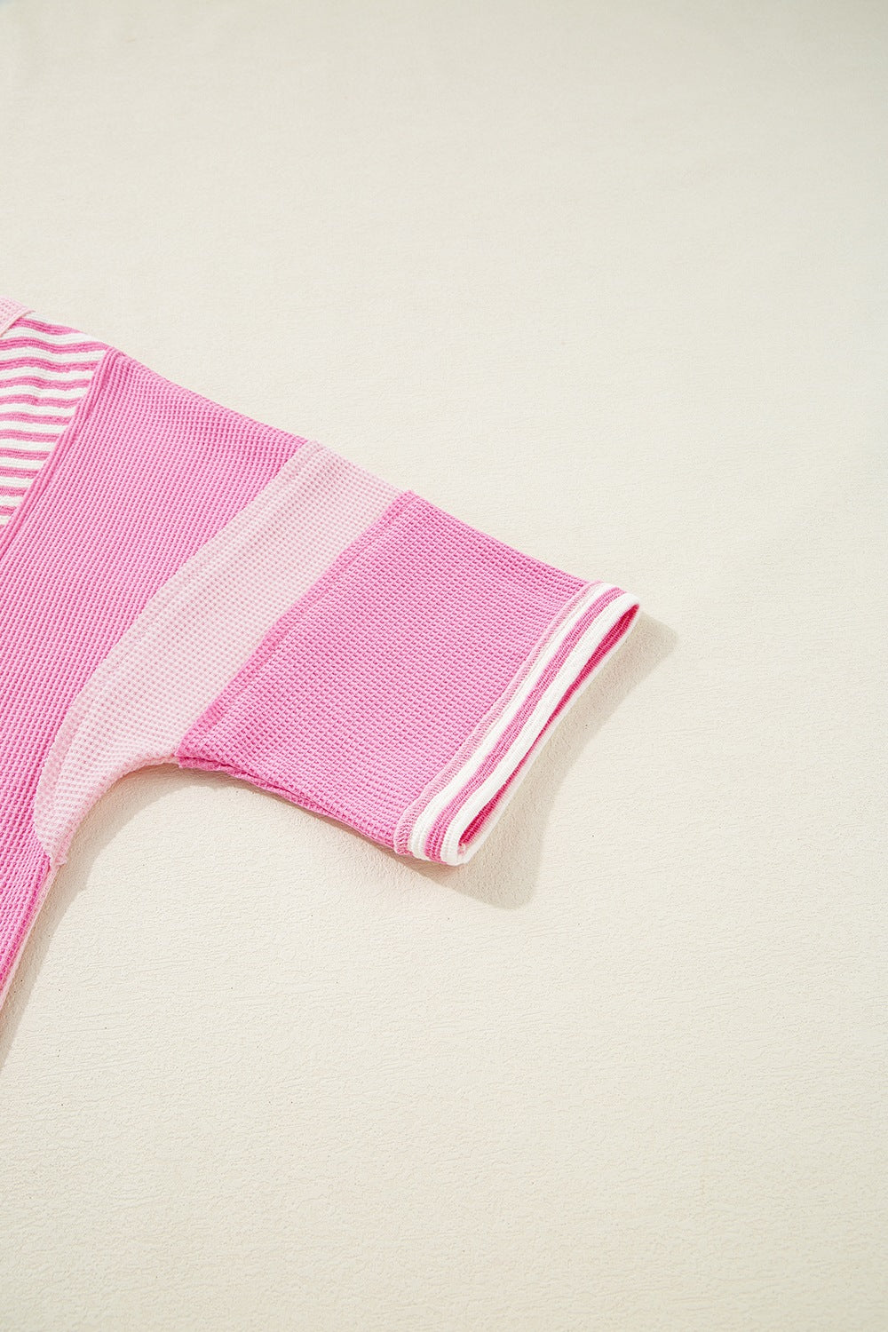 Stripe Color Block Half Sleeve T Shirt