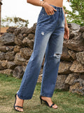 Distressed Jeans with Pockets - felvior