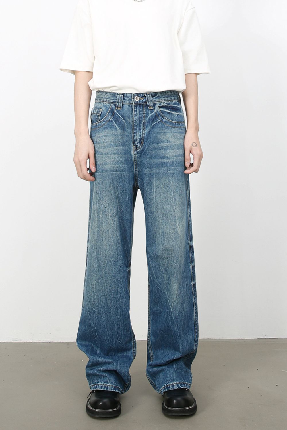 Men's Mid Rise Loose Fit Jeans Hauptbild