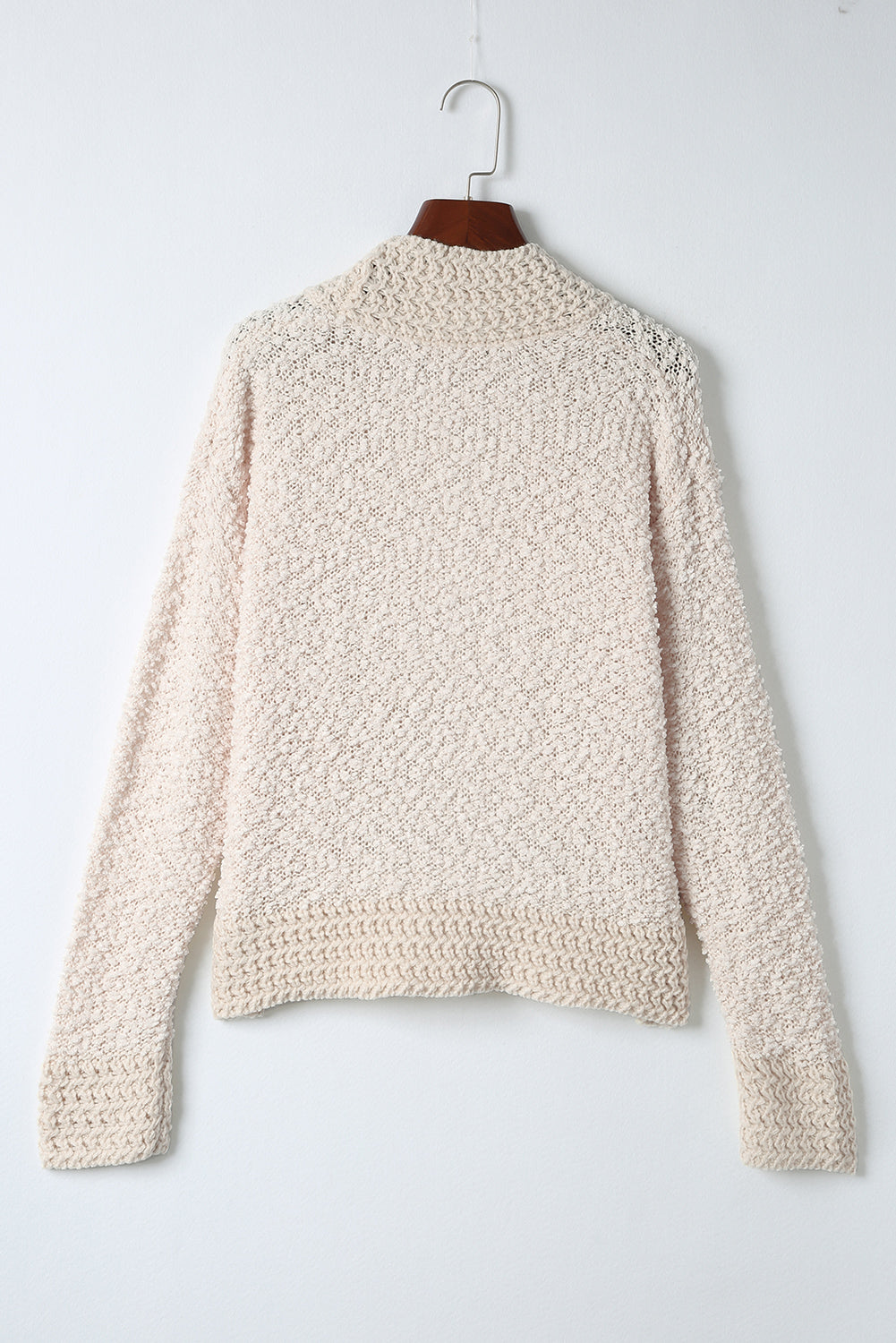 Solid Color Open Front Cardigan - felvior