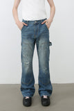 Men's Distressed Baggy Jeans - felvior