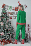 Full Size MERRY CHRISTMAS Graphic Top and Pants Lounge Set - felvior