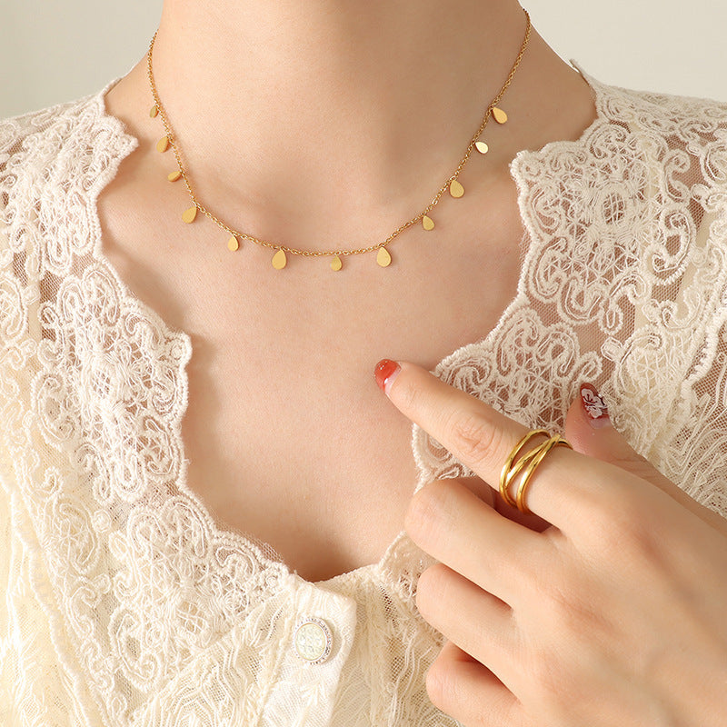 Titanium Steel Charm Necklace - felvior