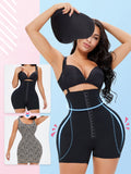 Full Size Hook-and-Eye Under-Bust Shaping Bodysuit - felvior