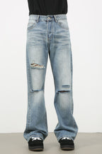 Men's Distressed Jeans