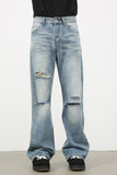 Men's Distressed Jeans - felvior