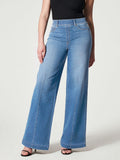 Wide Leg Long Jeans - felvior