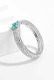 925 Sterling Silver Square Zircon Ring - felvior