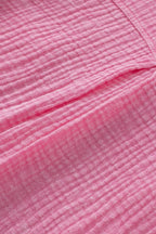 Button Down Collared Neck Long Sleeve Shirt