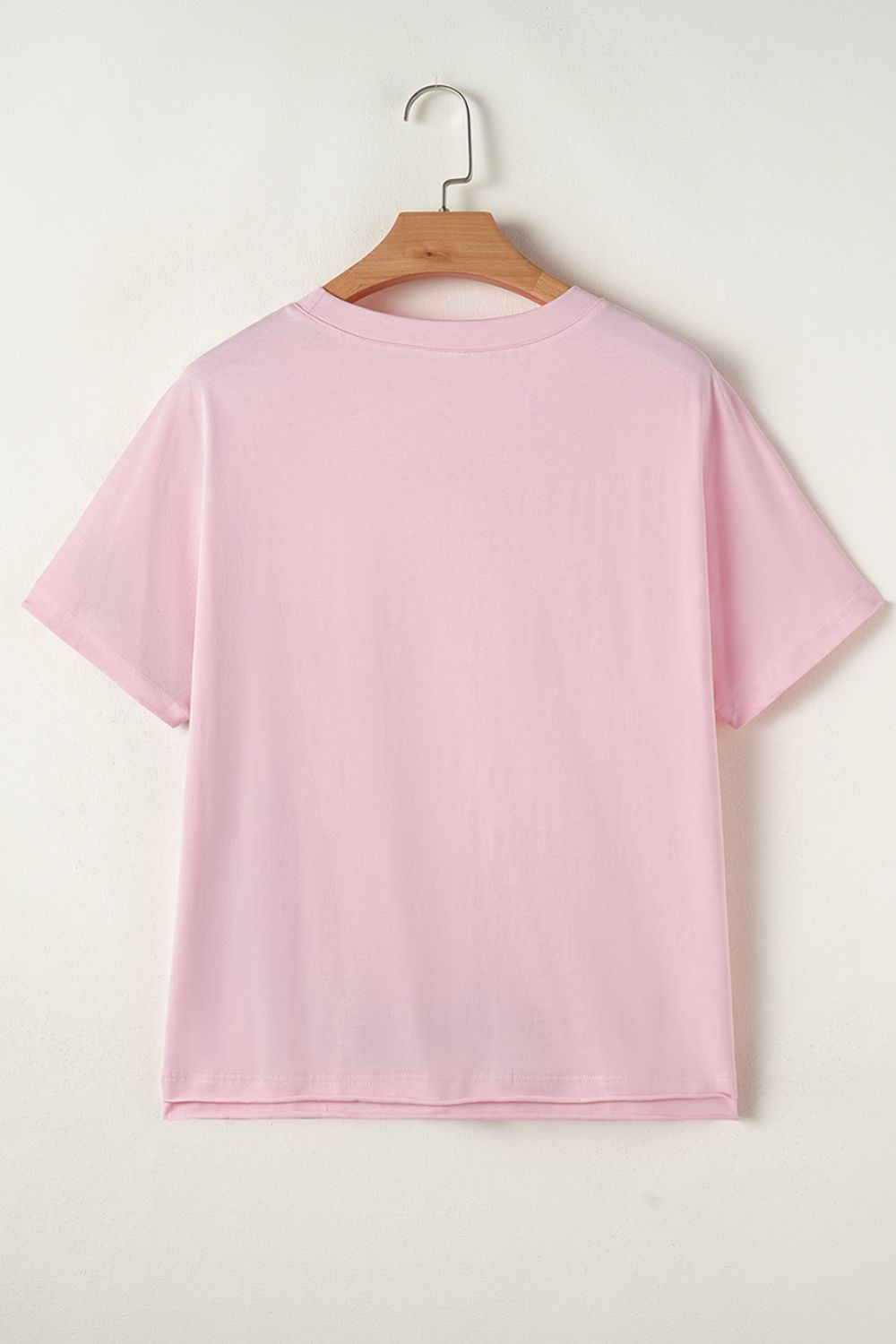 Color Block Round Neck Short Sleeve T Shirt