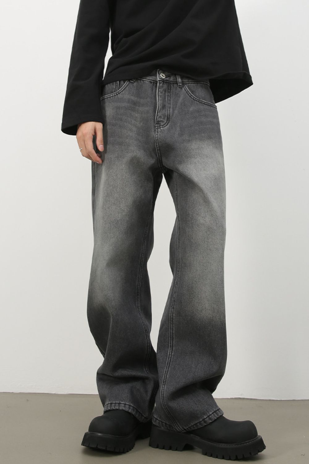 Men's Loose Fit Jeans with Pockets Hauptbild