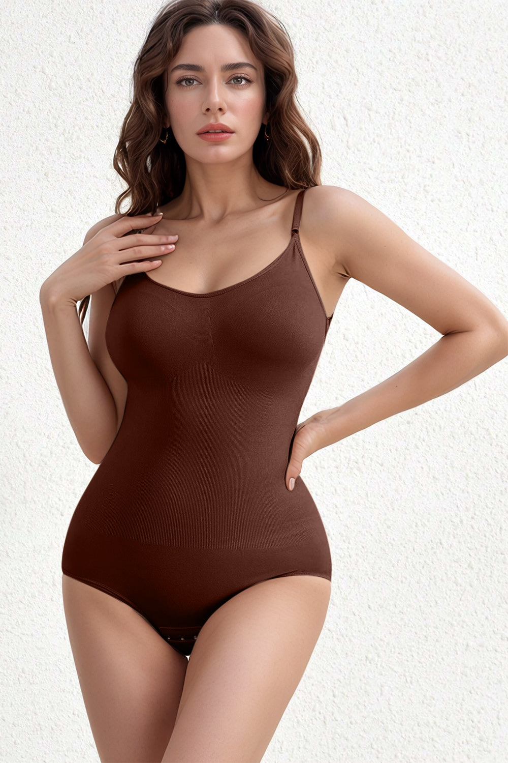 Basic Bae Full Size Scoop Neck Butt Lifting Bodysuit - felvior
