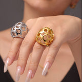 Stainless Steel Cutout Ring - felvior