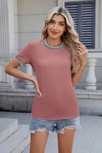 Round Neck Short Sleeve T-Shirt