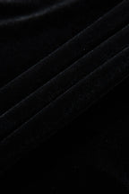 Plus Size Smocked Square Neck Long Sleeve Dress