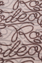 Printed Round Neck Short Sleeve Mesh T-Shirt