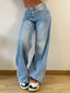 Wide Leg Jeans with Pockets
