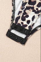 Leopard Sleeveless Bodysuit
