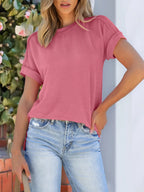 Round Neck Short Sleeve T-Shirt