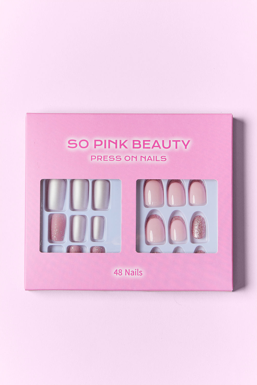 SO PINK BEAUTY Press On Nails 2 Packs - felvior