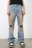 Men's Distressed Jeans with Pockets