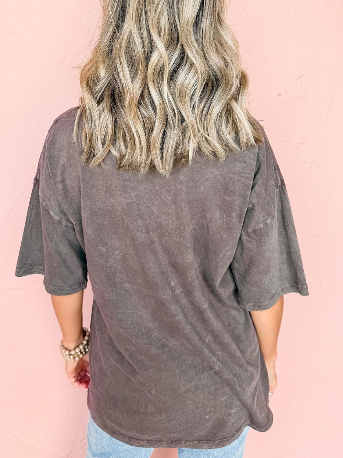 T-shirt à manches courtes et col rond Cheetah Mineral Wash Image secondaire du produit