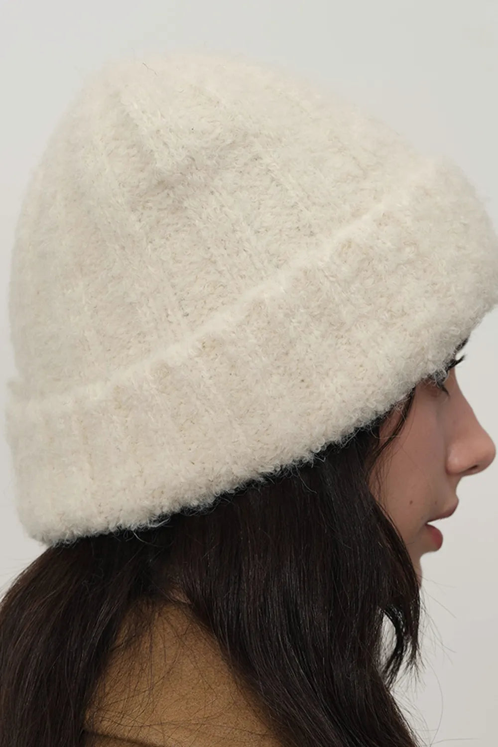 Solid Color Thermal Knit Hat Secondary image