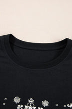 Paisley Round Neck Half Sleeve T-Shirt