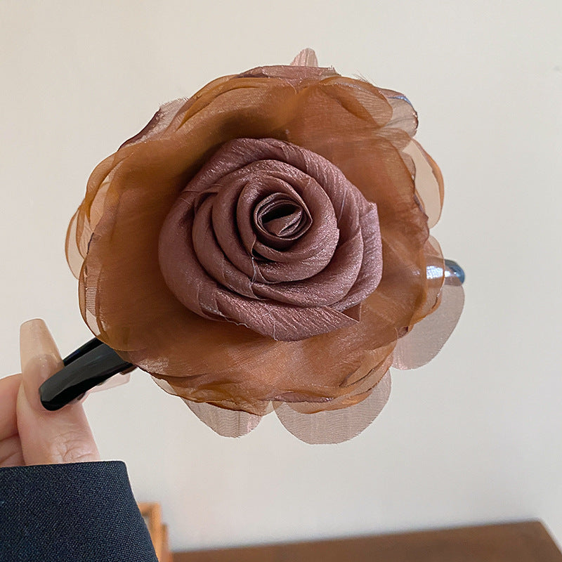 Flower Acrylic Hair Claw Clip - felvior