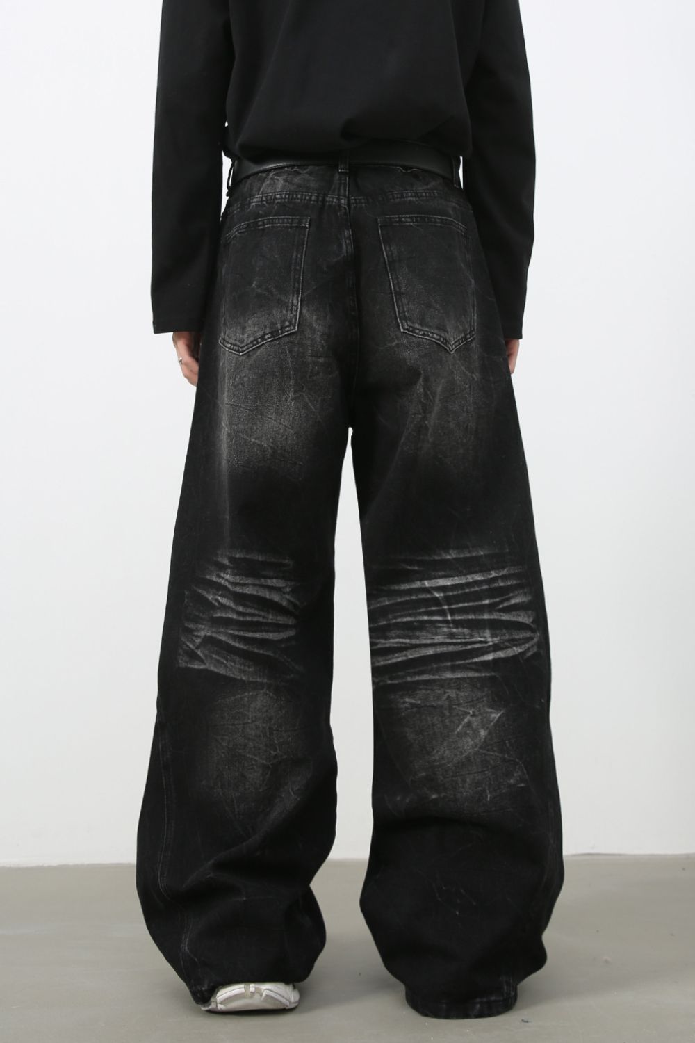 Men's Wide Leg Jeans with Pockets Zweitbild
